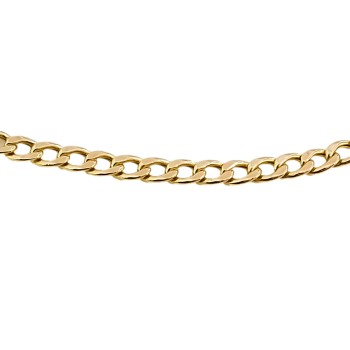 9ct gold 4g 18 inch/hollow curb Chain